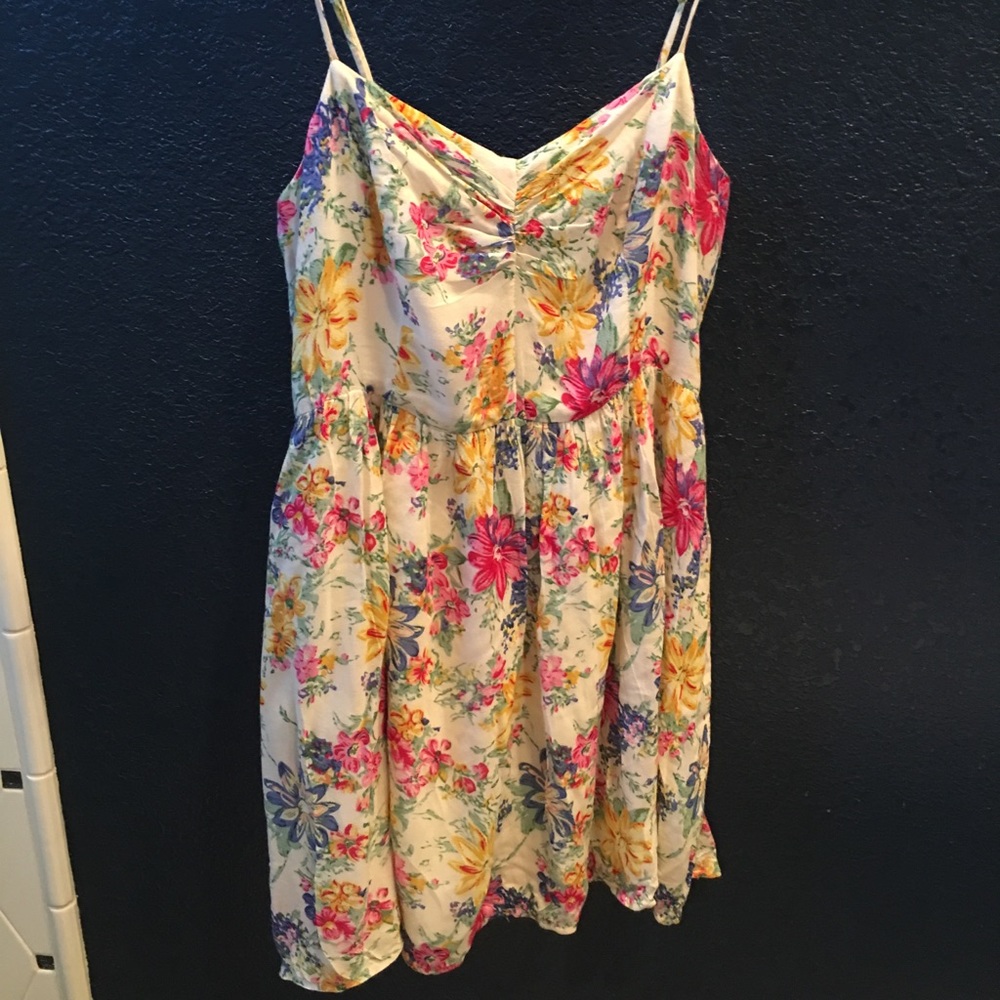 Floral zip dress